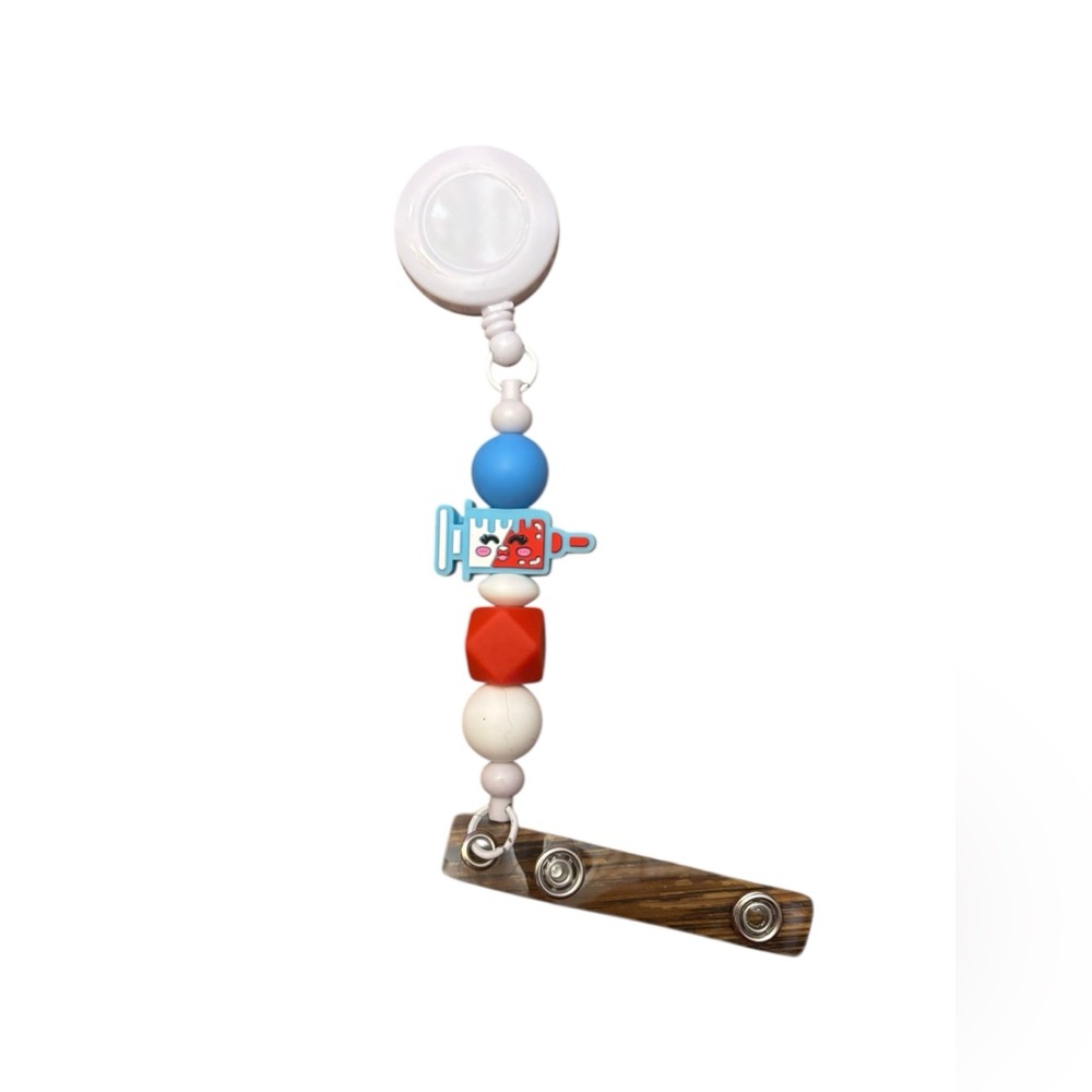 AB INKS HANDMADE EXPRESSIONS Handcrafted Doctor/Nurse Badge/ID Holder